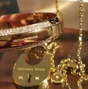 Michael Kors matching bracelet and necklace